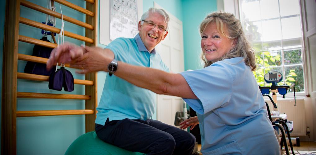 Physiotherapy service Our free physiotherapy service, open to all our guests, is an integral part of every Leuchie break and one of the things that makes Leuchie House unique.