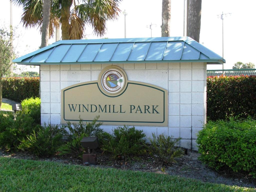 Other Parks 12 Windmill Park Closed for Renovations period of the Windmill Park Improvement Project. The park will remain closed until the spring of 2018.