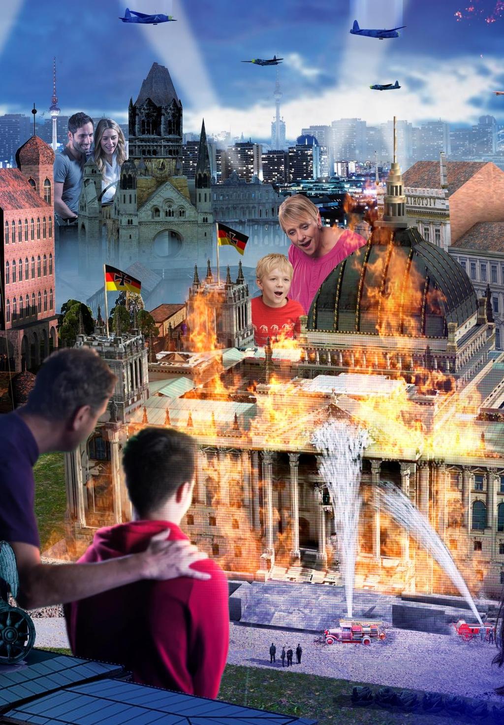 from medieval to modern Berlin using a captivating combination of special effects, storytelling and