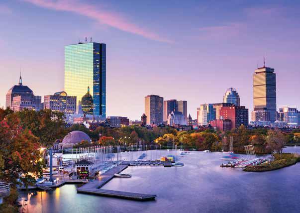 BOSTON, MASSACHUSETTS Trip Information DATES September 25 to October 3, 2018 (9 days) SIZE 36 participants (single accommodations limited please call for availability) COST* $7,995 per person, double