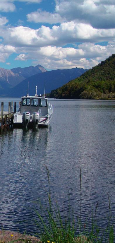 Lake Rotoroa Getting there Private transport By road, Lake Rotoroa is 15 20 minutes from State Highway 6, 40 minutes from St Arnaud, 2 hours from Nelson or Blenheim, 1 hour 30 minutes from Westport