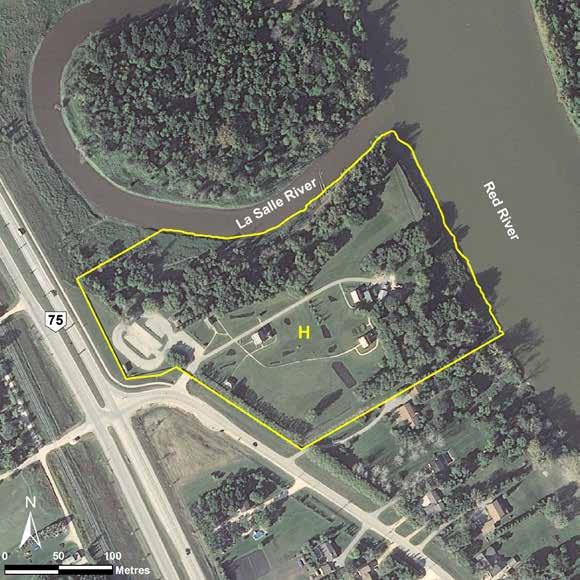 St. Norbert LAND USE CATEGORIES HERITAGE (H) Size: 6.62 ha or 100 per cent of the park.