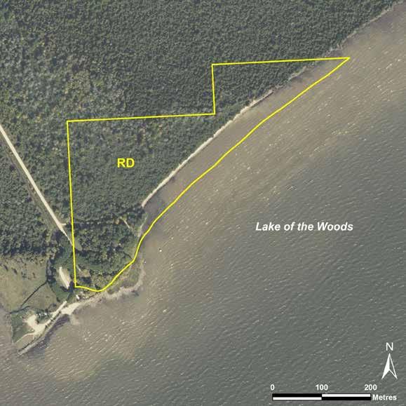 Birch Point LAND USE CATEGORIES RECREATIONAL DEVELOPMENT (RD) Size: 13.10 ha or 100 per cent of the park.