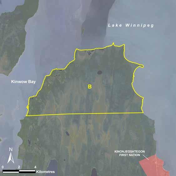 Kinwow Bay LAND USE CATEGORIES BACKCOUNTRY (B) Size: 8,400 ha or 100 per cent of the park.