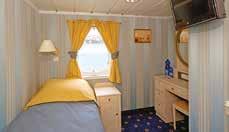 5 to 18 square metres) CLASSIC STATEROOM (14 to 19 square metres)