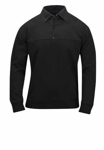 Zip neck with locking zipper No-snag, comfortable twill collar Stretch rib hem and cuff construction Reinforced elbow patch PACK 3 T-SHIRT CREW NECK Three pack of solid crew neck tees F5306-0U MSRP