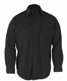 We ve fused the pocket flaps and collar on the BDU Shirt to keep it looking professional even after multiple washes. Felled side seams and sleeves add extra durability when it counts.