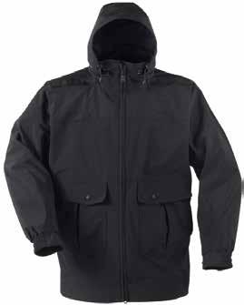 HALT barrier provides superior windproof, waterproof and breathable performance ANSI 107-2004 Class 3 certified for high visibility apparel DWR (durable water repellent) for advanced weather