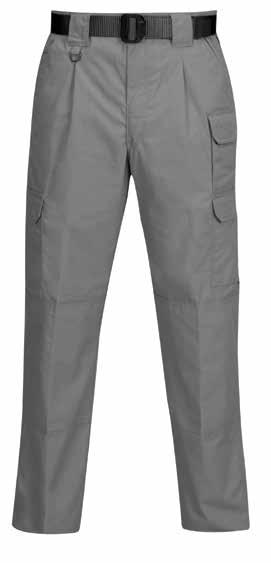 Proven through the years, the Tactical Pant features rugged fabric coated in a DWR (durable water repellent) finish to repel stains and liquids.