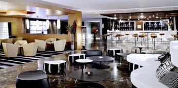 60 Located next to Plaza España in central Seville, Hotel Meliá Sevilla boasts impressive avant-garde design.
