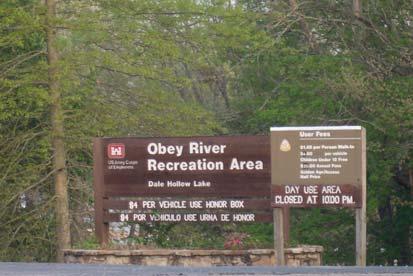 Sat) next to Obey River Recreation Area and Sunset Marina.
