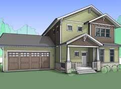 Attached over-sized 2 car garage and covered front porch.