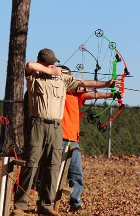 Programs and Merit Badges at Camp SHOOTING SPORTS **FEATURING OUR Premiere Shooting Sports Facility!! Scouts have access to Sporting Clays, 5-Stand, Skeet, Trap, Genesis Bows, & 3D Archery!