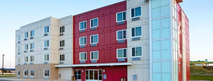 Manitoba ROLE: Design Build MOTEL 6 - Moosomin Completed 2012 DETAILS: Ground up construction of a
