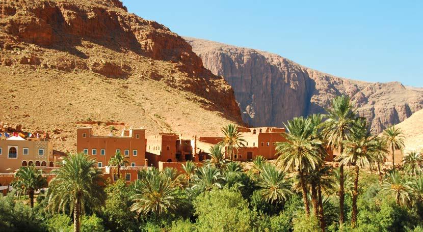 5. Day Ouarzazate - Tinghir - Ouarzazate After breakfast, you leave Ouarzazate for the east, to El Kelaa de Mgouna and then continue through the 1001 Kasbah road in the direction of Tinghir.
