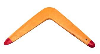 Not all boomerangs were meant to come back to the thrower. By 8,000 bc, the Aborigines invented a returning boomerang that would swirl in the air and return to the thrower.