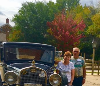 On Monday, the whole group spent the day driving to Davenport. On our way we were able to spend time at the Amana Colonies for a lunch break. There were 40 cars and 72 Model A people in attendance.