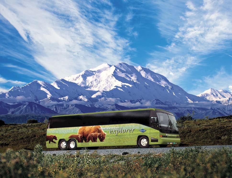 McKinley Explorer Travel in luxurious comfort The Alaska railroad snakes through glacier-carved valley, across rugged river canyons and features