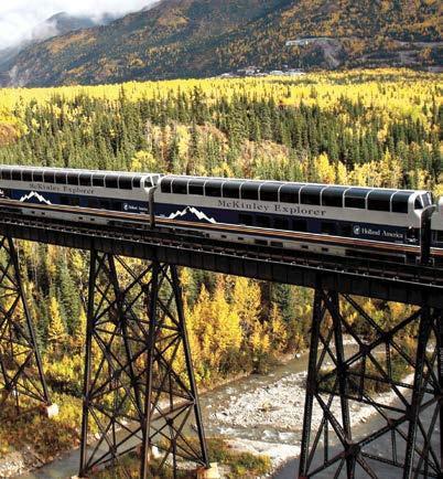 highlights: Our own McKinley Explorer glass-domed railcars whisk guests between Anchorage and Denali in magnificent style.