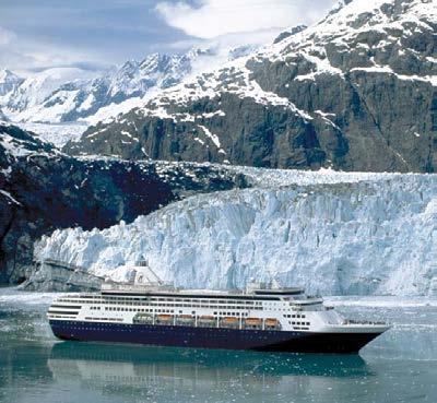 Day 2 Seattle/Cruise Board the elegant Zaandam for a fourteen night cruise. Day 3 Scenic Cruising Vancouver Island. Enjoy the vistas from the ship s panoramic windows and spacious promenade decks.