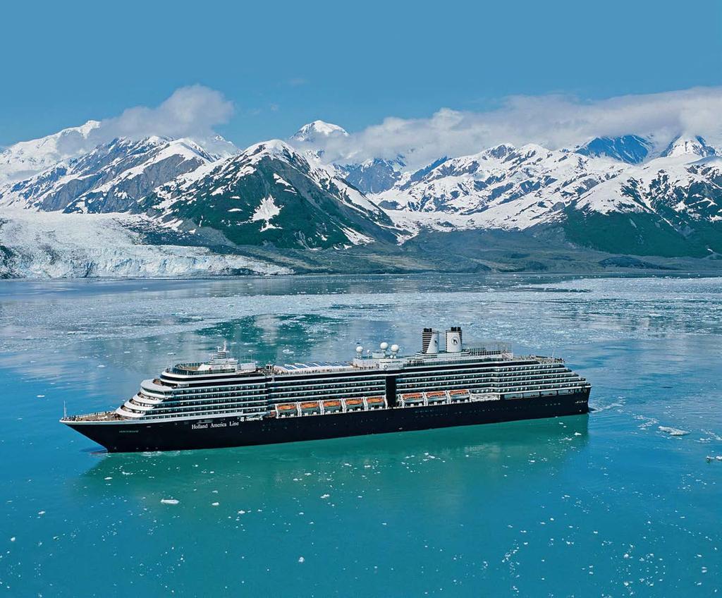 CRUISING IN ALASKA All our holidays include a 4-7-night cruise