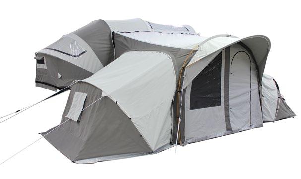 OPUS Awning Full Awning Extension Pods Extension Pod Inner Privacy Tent The OPUS Full awning provides a huge extra living area for you to enjoy.