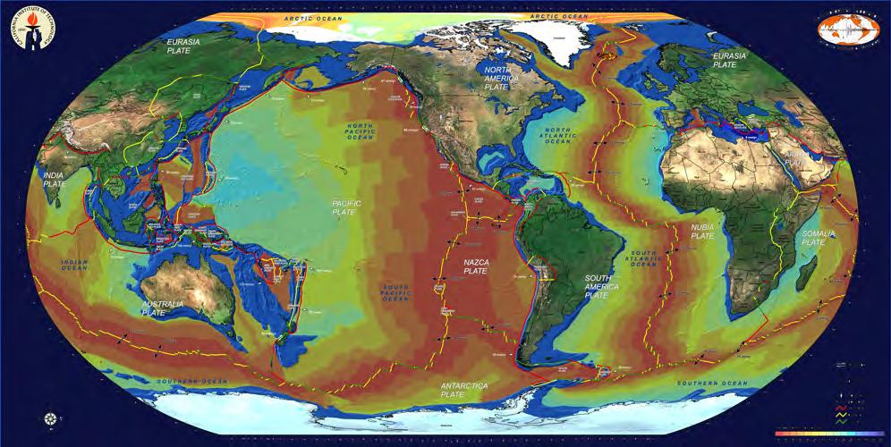 tectonic background 2011 1964 1700 2004 1960 Ocean floor