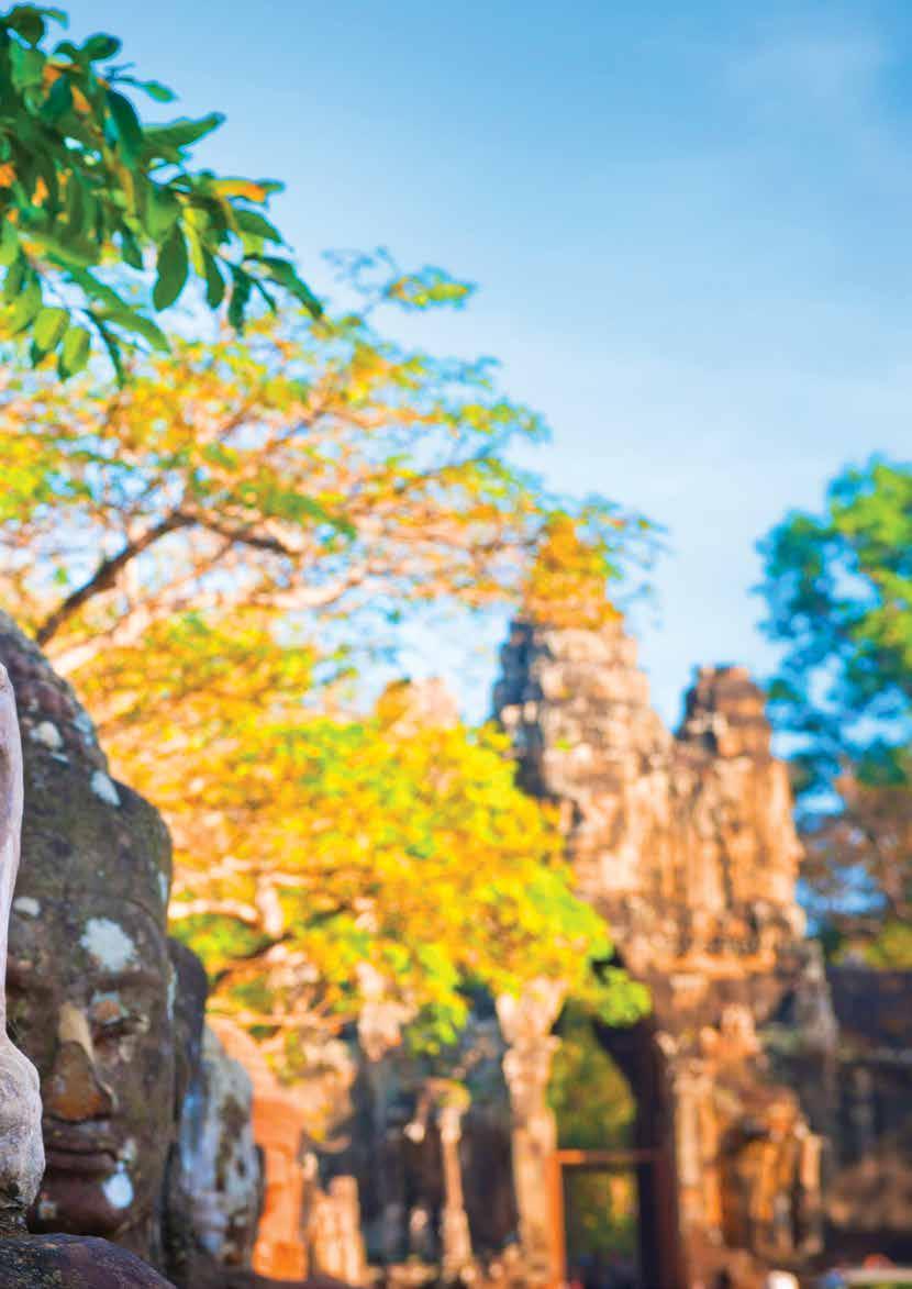DAY 10 (B/L) SIEM REAP, ANGKOR COMPLEX Today, you will spend a full day exploring the Angkor Complex, visiting temples such as; Banteay Srei - known as the Jewel of Khmer Art with its delicate