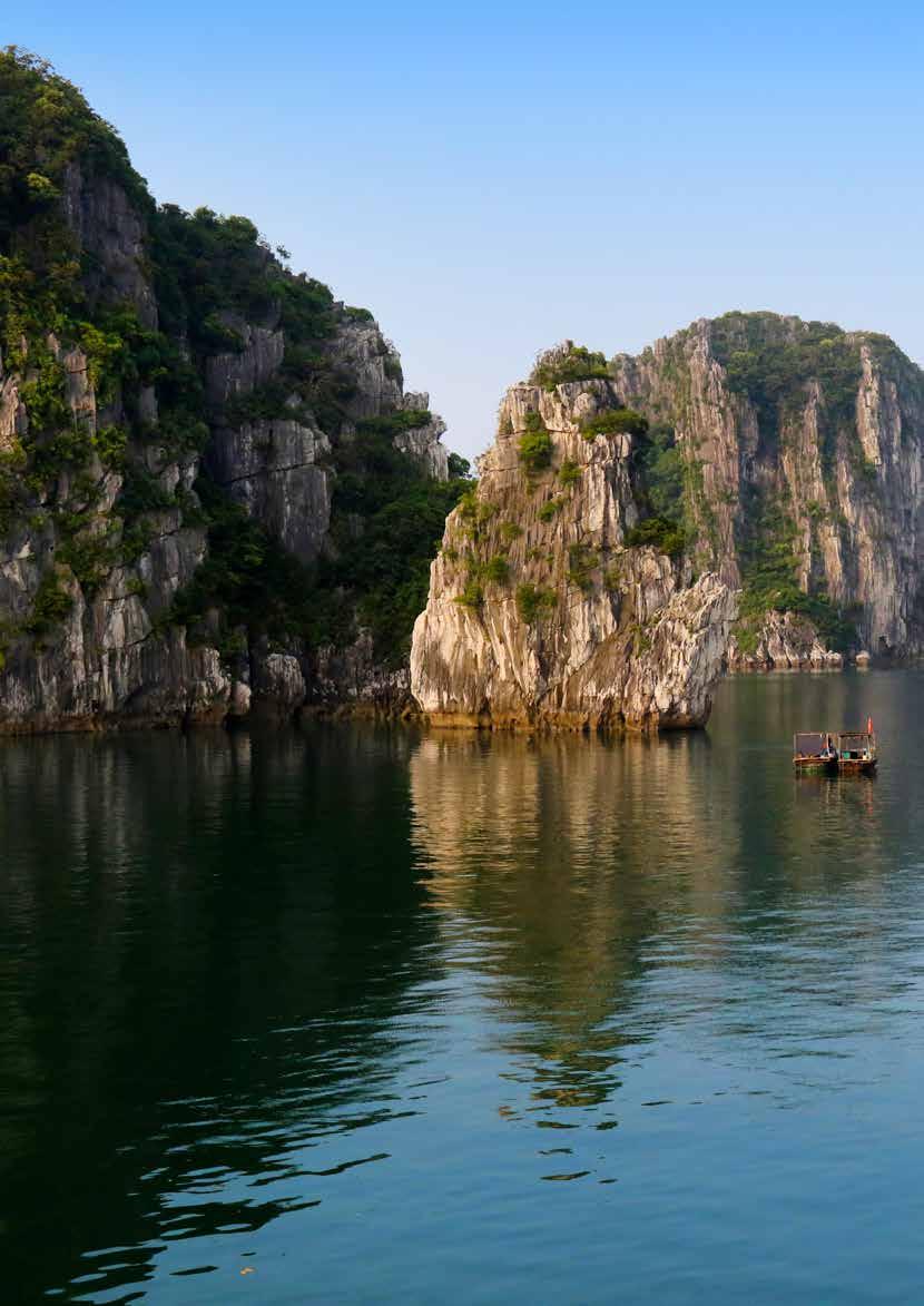 DAY 3 (B/L/D) HANOI, HALONG BAY Today you will travel by coach to Halong Bay and take a boat trip to explore one of the world s great natural wonders, cruising past thousands of limestone islands