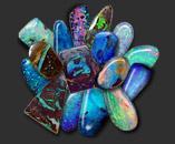 The principal source of opals is Australia, noted for its magnificent black opals.