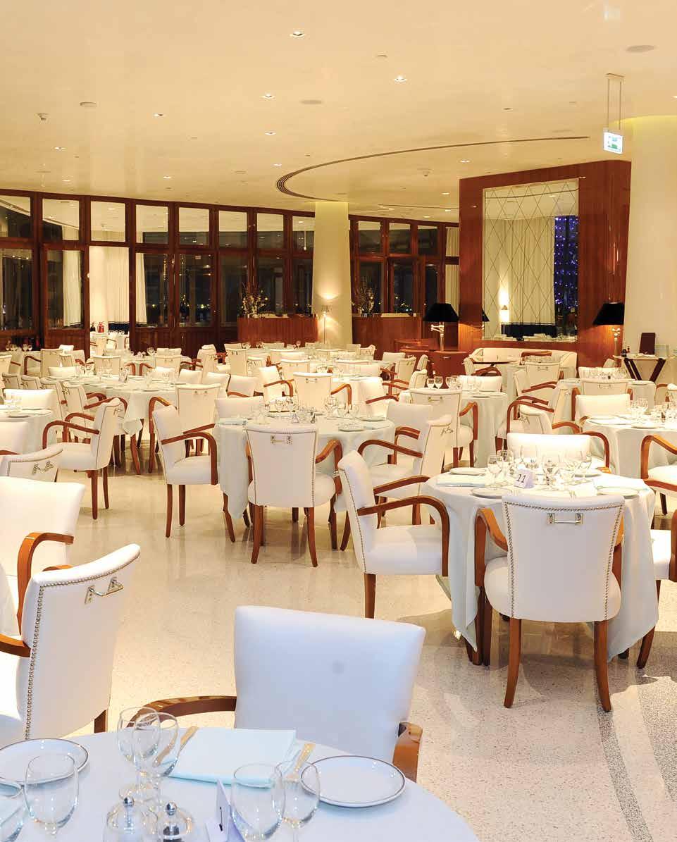 400sqm / 4240sq ft - Capacity (Pax) Cabaret 125 Dinner 190 Theatre 100 Cocktail 210 From its style and