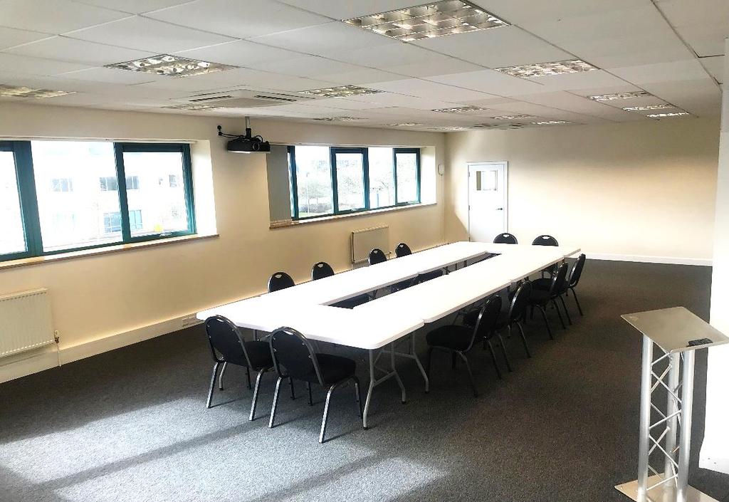 Custom Build Suite This brand new meeting room is located on the first floor and has been specially built for larger sized groups of 25 to 60 delegates.