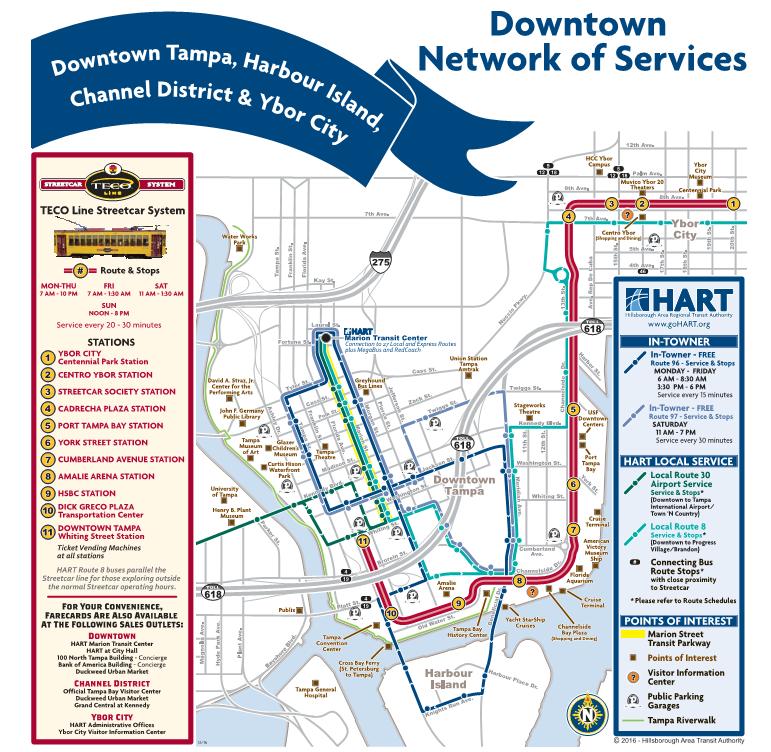 Shared Mobility Context Downtown o Streetcar o In Towner o Downtowner o Water Taxi City/Regional o HART