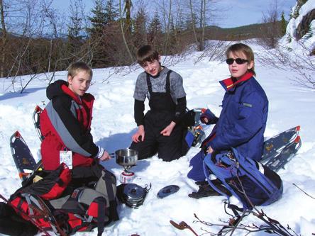 4 Requirements (cont d) 4.11 I have participated in two 3 km hikes. As part of their Section and/or Patrol, Scouts can complete two 3 km hike in winter conditions. 4.12 I know how to help someone who has fallen through the ice.