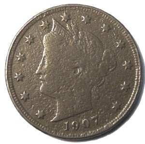 Freeman 1886-S Five Dollar Gold Coin 2 Bob Cook 1907 V-Nickle 3 Shane Curtsinger 1889 V- Nickle