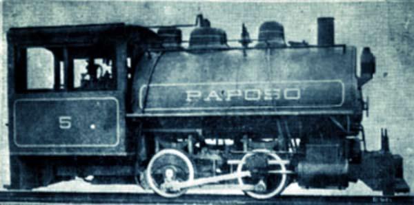 An Oficino Paposo further north (presumably connected to the Nitrate Railways) also had standard gauge tracks and locos (see appropriate file).