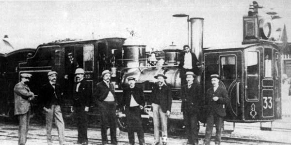 From the Tren Expreso a la Memoria Facebook page. 0-4-4T Inspection coupé d/w 36", cyls. 9½"x16", built by Rogers in 1887. 22 RAYO 31 w/n 3709 Photo shows in numbered 33 in 1903.