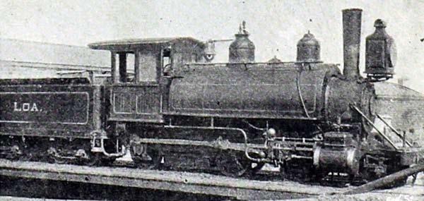 Photo was in the Railway Magazine in February 1898. 2-8-0TT d/w 37", cyls. 15"x20", built by Baldwin in 1889. 35 SIERRA GORDA 95 w/n 9773 Scrapped by 1916. Side tanks removed pre 1908.