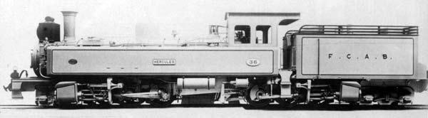 Kitson builder's photo, via Turner & Ellis's FCAB book. 2-4-2 d/w 43", cyls. 13x20" built by Baldwin in 1886. 33 w/n 8215 ex 32 renumbered to make way for Kitson 2-8-4Ts above, originally 20.