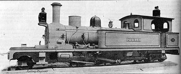 Avonside image from the Hayward collection at the National Archives, Kew, London. One more small shunting loco was in the fleet.