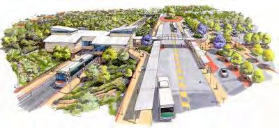 Central Station (previously known as Thomsons Lake Station) will be located north of the Beeliar Drive Kwinana Freeway interchange.