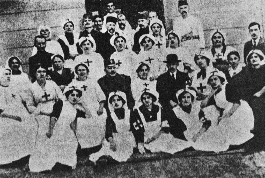 Fig. 9 Medical staff of the hospital in Čačak, 1912.