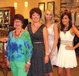 Boutique is stafffed by Joanne Patasce, owner Shelley Genova, Lindsay Hellman and Brittany Bueno. Photos by C. Mroczkowski by C.D.