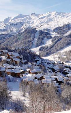 Méribel lies in the heart of the biggest ski area in the world, The Trois Vallees with 600 km of ski runs and 200 lifts using one ski pass.