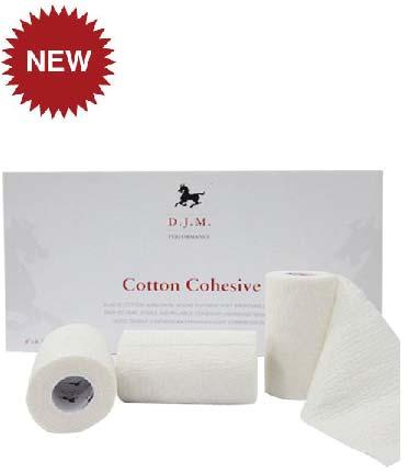 COTTON COHESIVE Highly breathable * Cotton substrate support bandage * Support bandages for strains and sprains * Repair bandages for splints * Pressure bandage to promote circulation and healing *