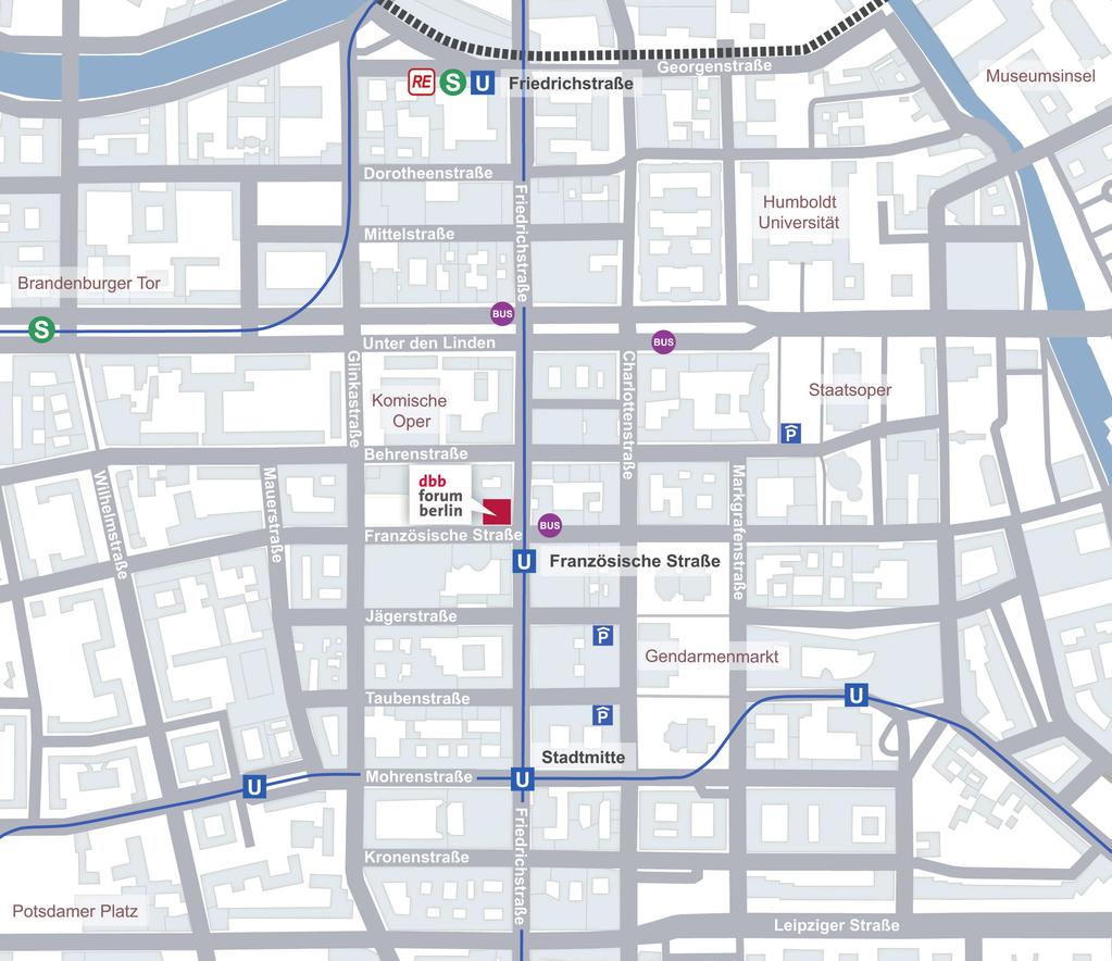 dbb forum berlin SITE MAP & DIRECTIONS CONVENTIONS. CONFERENCES. EVENTS. GALAS.