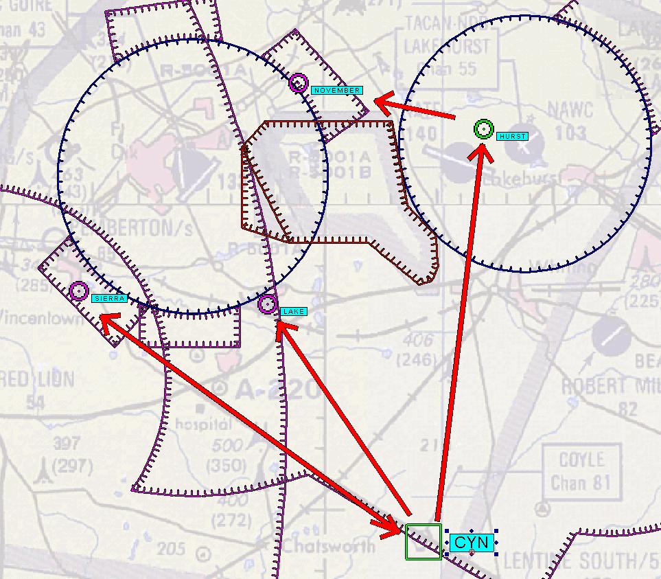 Tactical Arrival/Departure Routing and Fix depiction CENTER GATE LEMMON Map depicts arrival routing and reporting points used