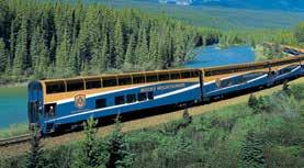 Optional Extension Banff to Vancouver by Rail See the sights from glass-domed seating aboard the Rocky Mountaineer as you traverse the Continental Divide along Kicking Horse River, Shuswap Lake, and