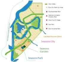 Tianjin Eco-City Developments in the 36.6-ha site in the Start-Up Area (4 sq km) Acquired a 10.