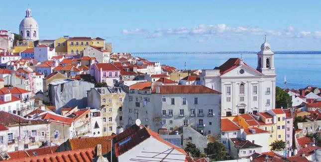 Continuation to cross the Portuguese border and arrival to Lisbon, the capital of Portugal located at the mouth of river Tagus. Accommodations.